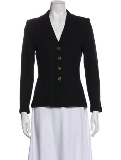 Pre-owned St John Blazer In Black