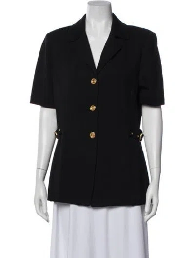 Pre-owned St John Blazer In Black