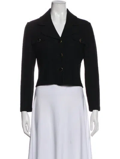 Pre-owned St John Blazer In Black