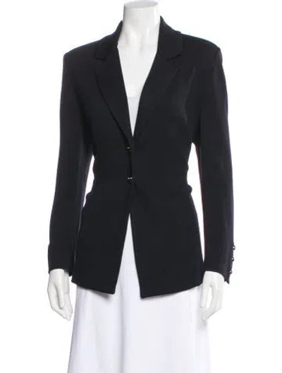 Pre-owned St John Blazer In Black