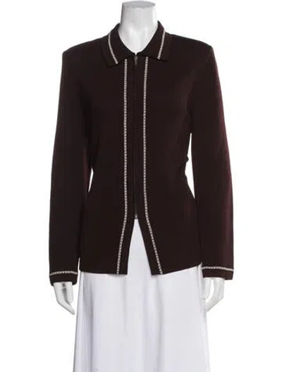Pre-owned St John Blazer In Black