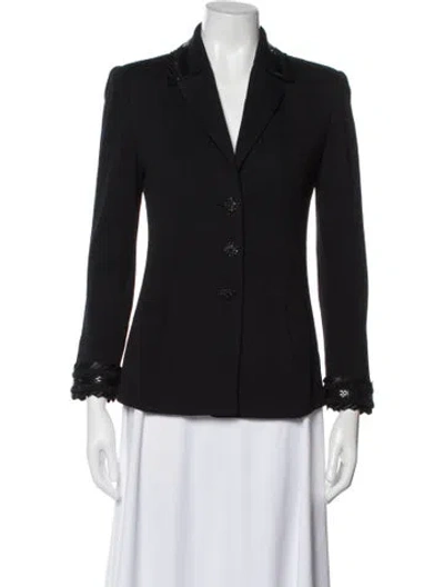Pre-owned St John Blazer In Black
