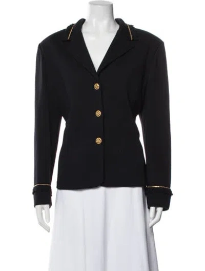 Pre-owned St John Blazer In Black