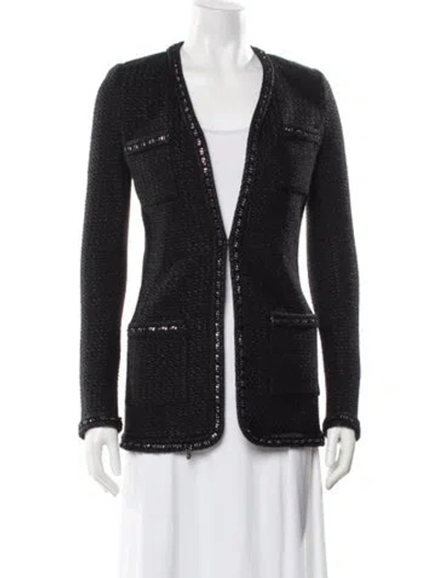Pre-owned St John Blazer In Black