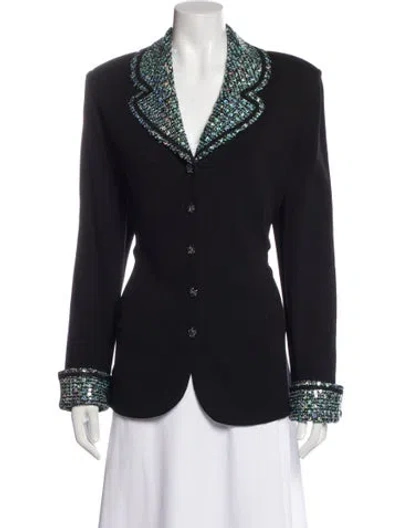 Pre-owned St John Blazer In Black