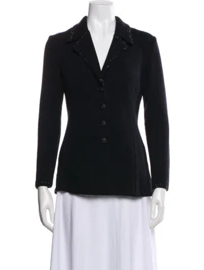 Pre-owned St John Blazer In Black