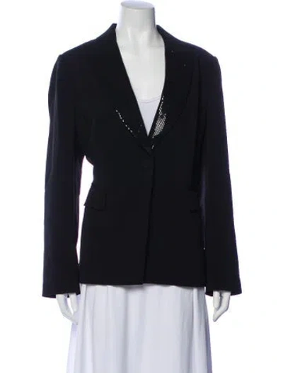 Pre-owned St John Blazer In Black