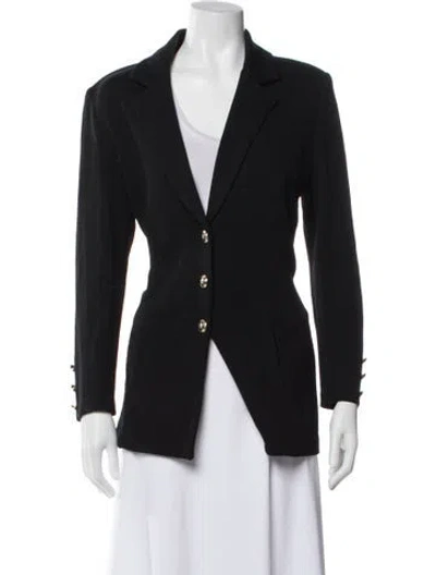 Pre-owned St John Blazer In Black