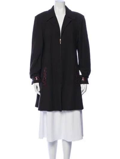 Pre-owned St John Blazer In Black