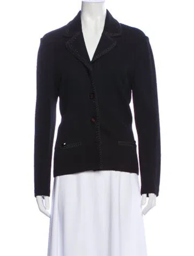 Pre-owned St John Blazer In Black