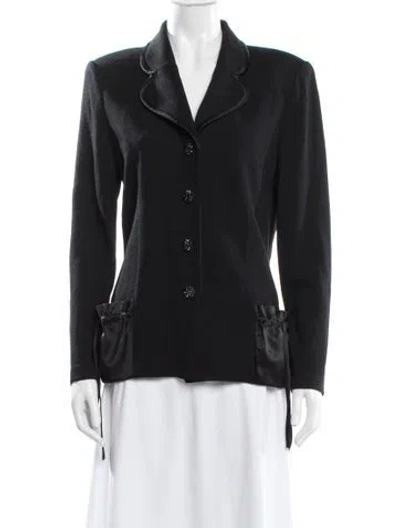 Pre-owned St John Blazer In Black