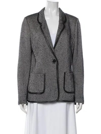 Pre-owned St John Blazer In Black