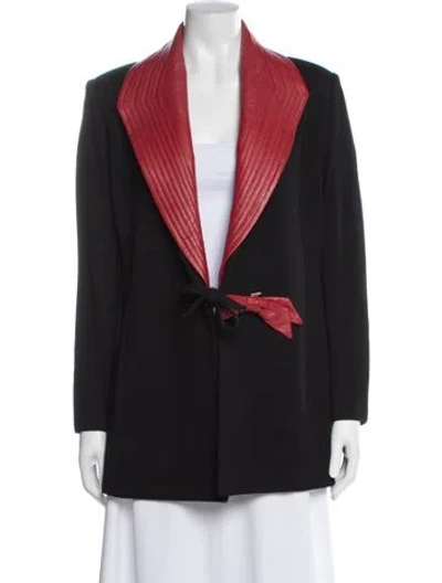Pre-owned St John Blazer In Black