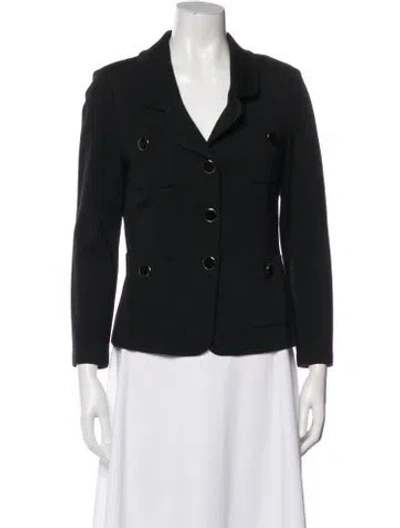 Pre-owned St John Blazer In Black