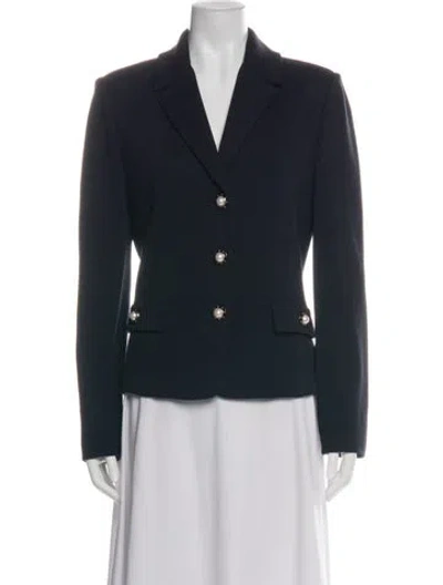 Pre-owned St John Blazer In Black