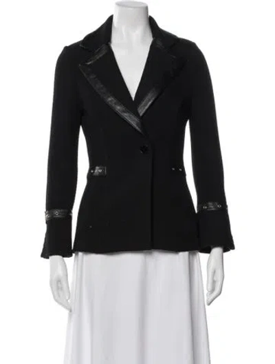 Pre-owned St John Blazer In Black