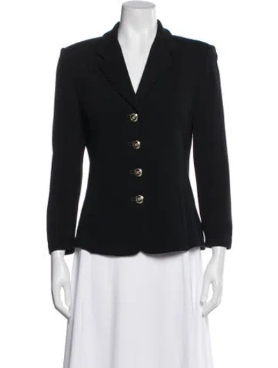 Pre-owned St John Blazer In Black