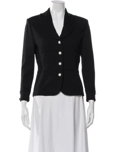 Pre-owned St John Blazer In Black