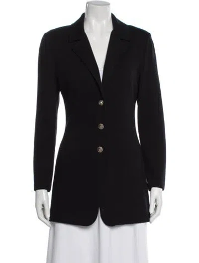 Pre-owned St John Blazer In Black