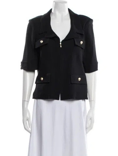 Pre-owned St John Blazer In Black