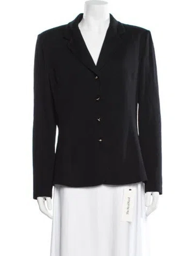 Pre-owned St John Blazer In Black