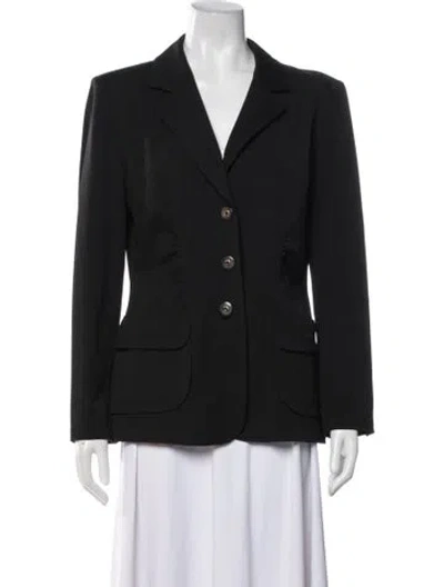 Pre-owned St John Blazer In Black