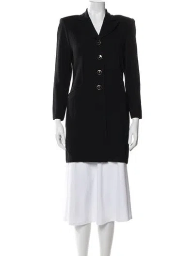 Pre-owned St John Blazer In Black