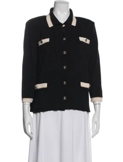 Pre-owned St John Blazer In Black