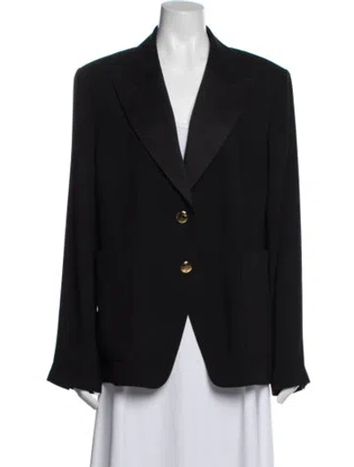 Pre-owned St John Blazer In Black