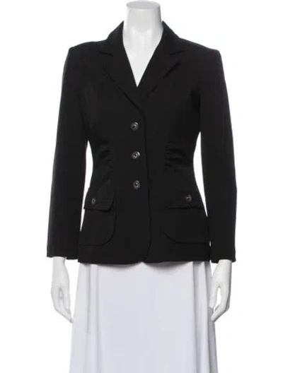 Pre-owned St John Blazer In Black