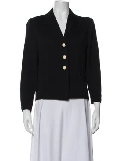 Pre-owned St John Blazer In Black