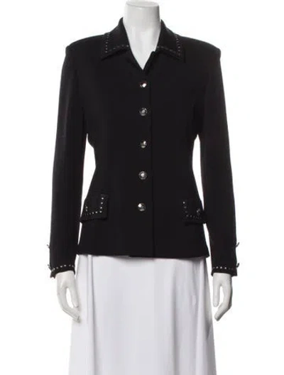 Pre-owned St John Blazer In Black