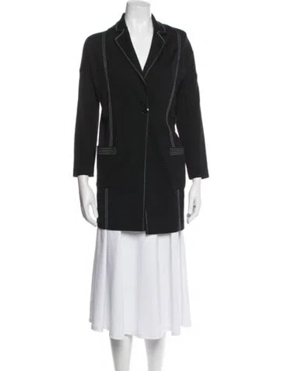 Pre-owned St John Blazer In Black