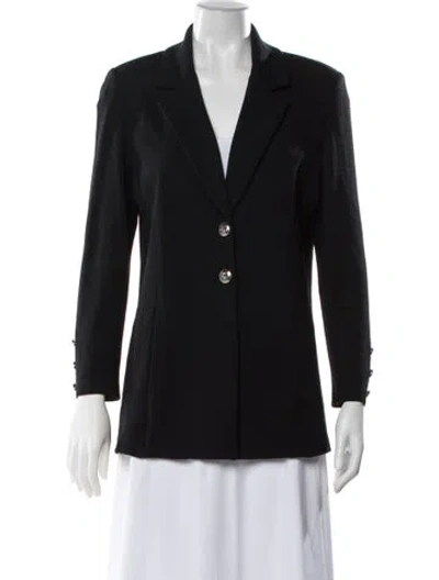 Pre-owned St John Blazer In Black