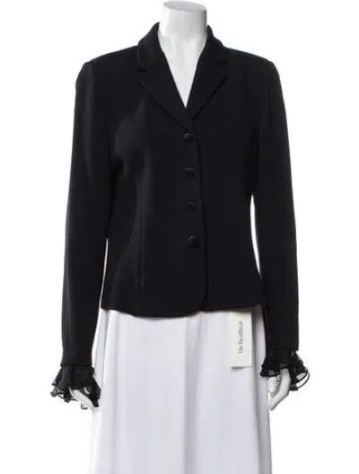 Pre-owned St John Blazer In Black