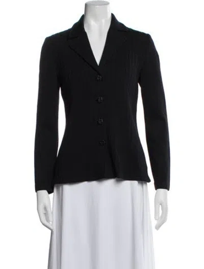 Pre-owned St John Blazer In Black