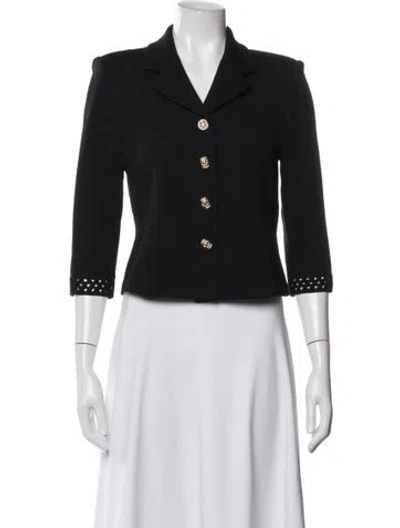 Pre-owned St John Blazer In Black