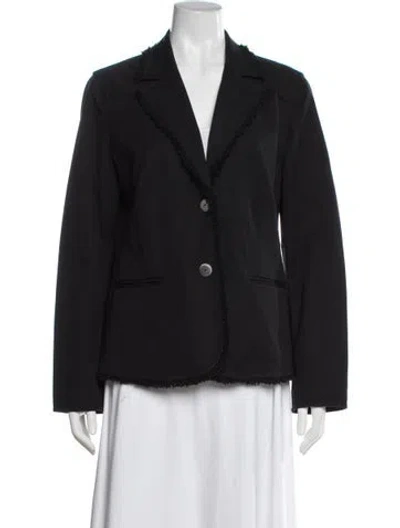 Pre-owned St John Blazer In Black
