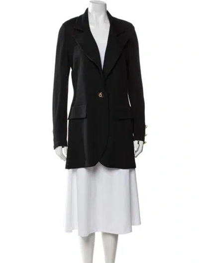 Pre-owned St John Blazer In Black
