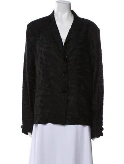 Pre-owned St John Blazer In Black