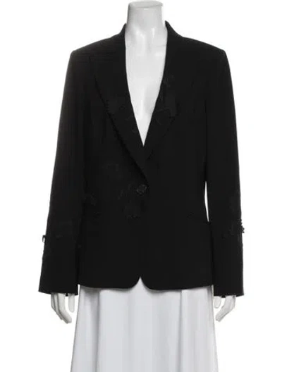 Pre-owned St John Blazer In Black