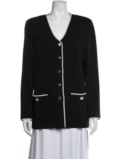 Pre-owned St John Blazer In Black