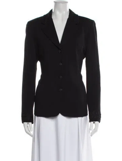 Pre-owned St John Blazer In Black