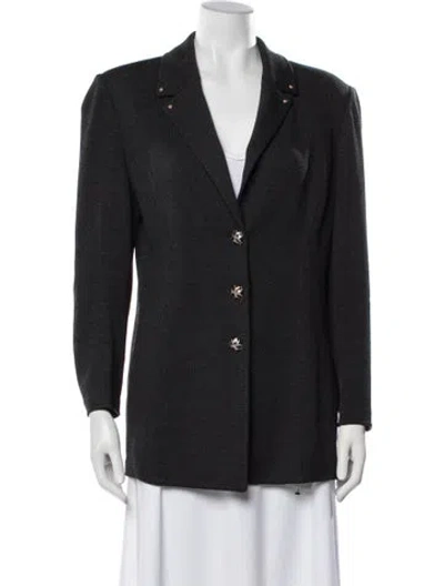 Pre-owned St John Blazer In Black
