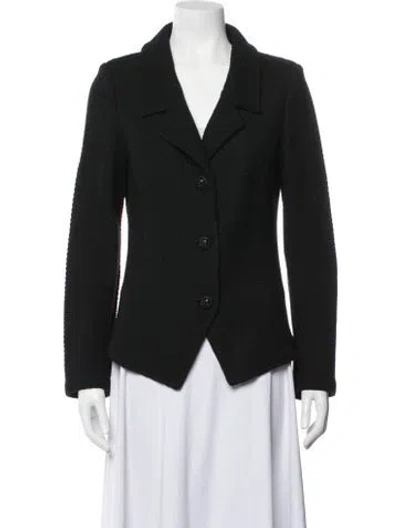 Pre-owned St John Blazer In Black
