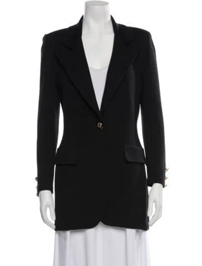 Pre-owned St John Blazer In Black