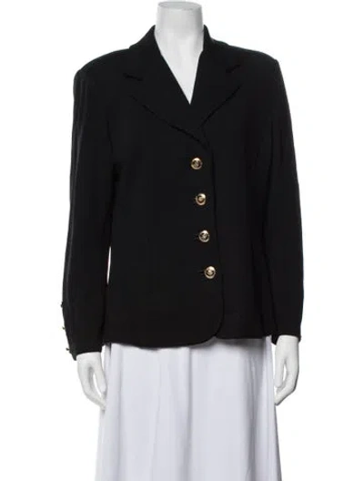 Pre-owned St John Blazer In Black