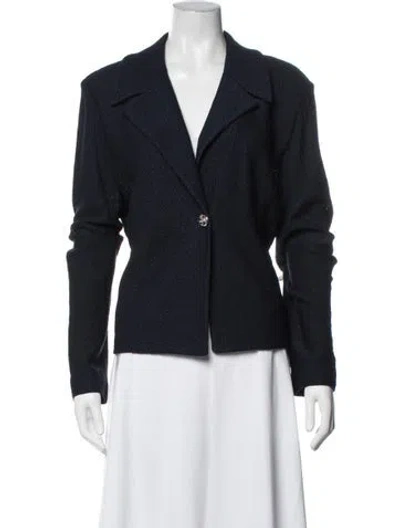 Pre-owned St John Blazer In Black
