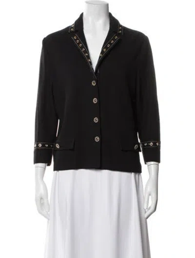 Pre-owned St John Blazer In Black