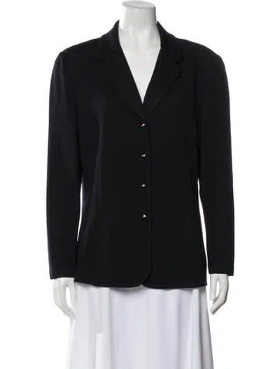 Pre-owned St John Blazer In Blue